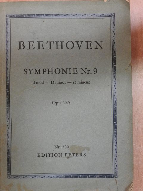 Beethoven - Symphonie Nr. 9. D moll Opus 125 [antikvár]
