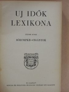 Uj idők lexikona 5-6. (töredék) [antikvár]