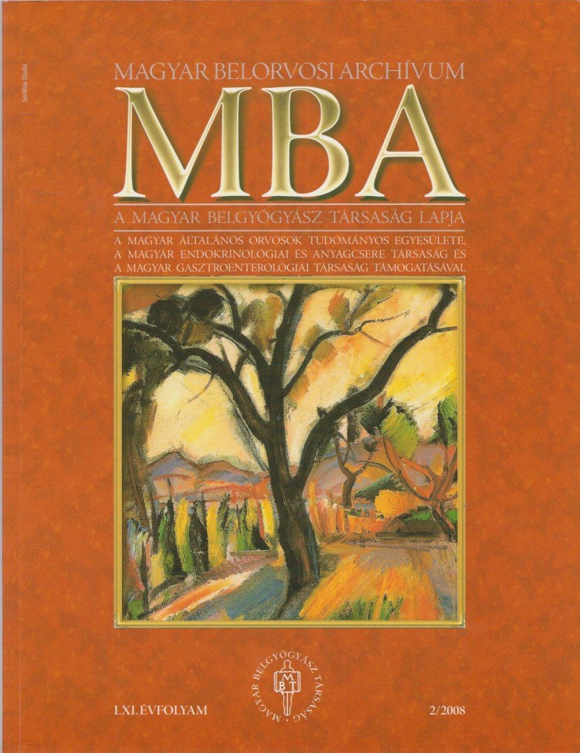 Dr. Szathmári Miklós - Magyar Belorvosi Archívum 2008/2 [antikvár]