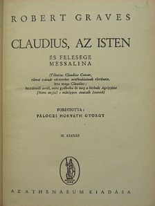 Robert Graves - Claudius, az Isten [antikvár]