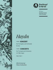 HAYDN JOSEPH - KONZERT FÜR TROMPETE UND ORCHESTER ES-DUR HOB VIIe:1, KLAVIERAUSZUG, ANTIKVÁR