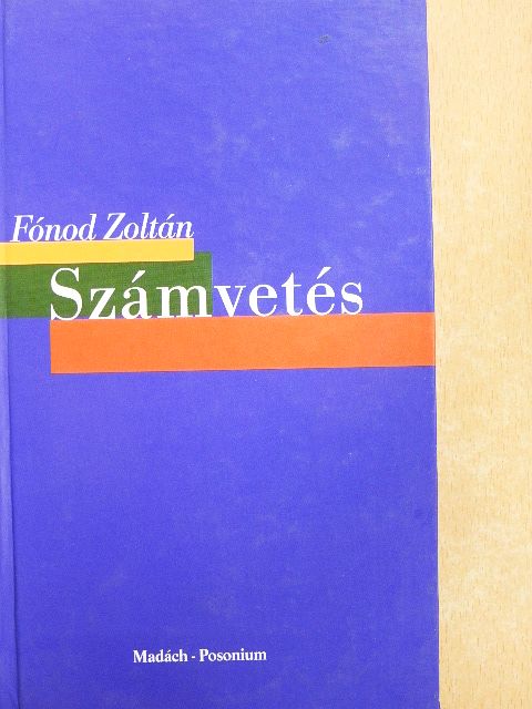 Fónod Zoltán - Számvetés [antikvár]