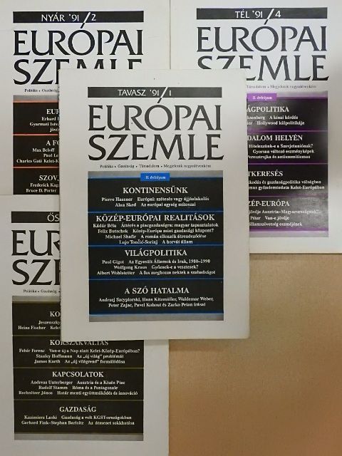 Alan Sked - Európai Szemle 1991. tavasz-tél [antikvár]