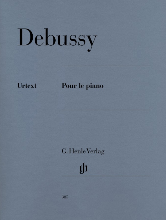 DEBUSSY - POUR LE PIANO (E-G HEINEMANN / F. LESURE / H-M THEOPOLD)