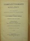Természettudományi Közlöny 1907. január-december/Pótfüzetek a Természettudományi Közlönyhöz 1907. (nem teljes évfolyam) [antikvár]