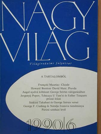Esther Tusquets - Nagyvilág 1990. június [antikvár]
