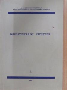 Dr. Kövér Ágnes - Módszertani füzetek 1983/3. [antikvár]