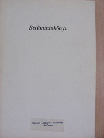 Betűmintakönyv [antikvár]
