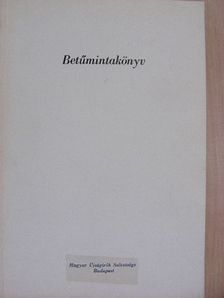 Betűmintakönyv [antikvár]