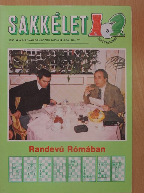 Németh Zoltán - Sakkélet 1990. március 20. [antikvár]