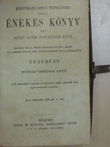 Közönséges isteni tiszteletre rendelt énekes könyv [antikvár]