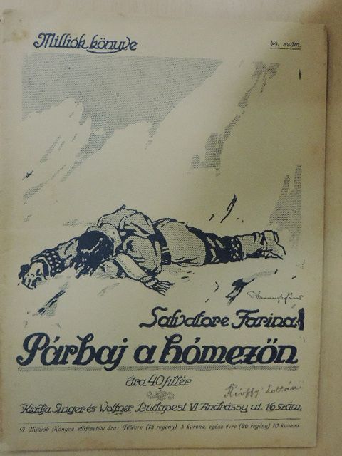Salvatore Farina - Párbaj a hómezőn [antikvár]