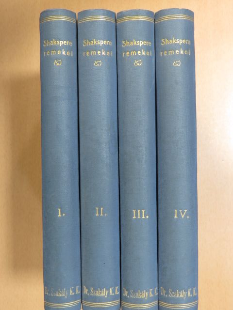 Shakspere - Shakspere remekei I-IV. [antikvár]