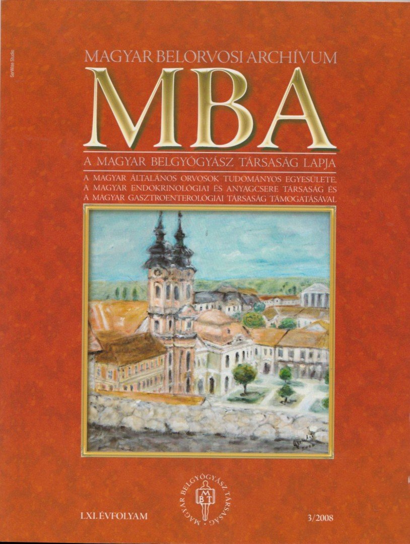 Dr. Szathmári Miklós - Magyar Belorvosi Archívum 2008/3 [antikvár]