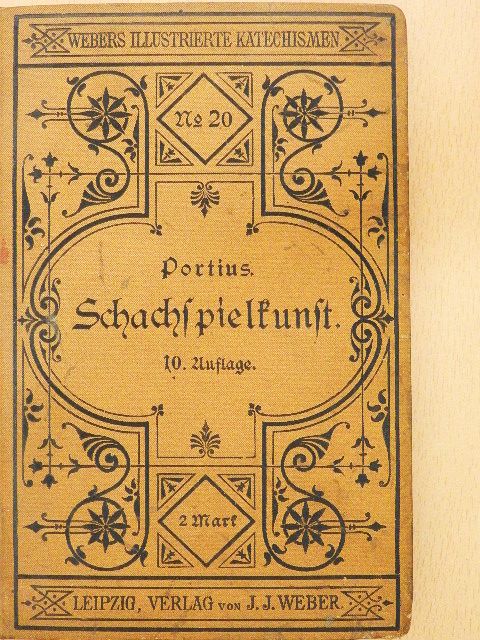 K. J. S. Portius - Katechismus Der Schachspielkunst (gótbetűs) [antikvár]