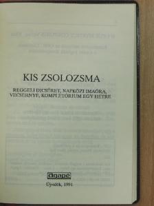 Kis zsolozsma [antikvár]