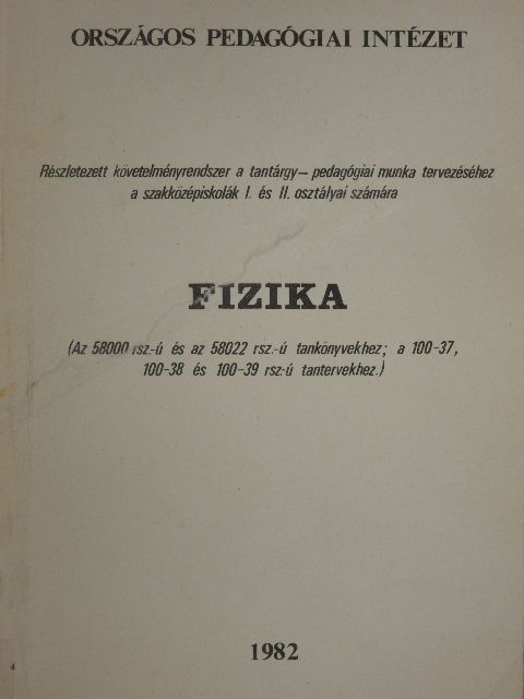 Dr. Paál Tamás - Fizika [antikvár]