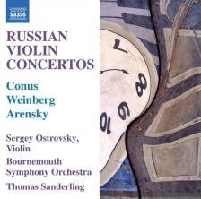 CONUS, WEINBERG, ARENSKY - RUSSIAN VIOLIN CONCERTOS CD OSTROVSKY