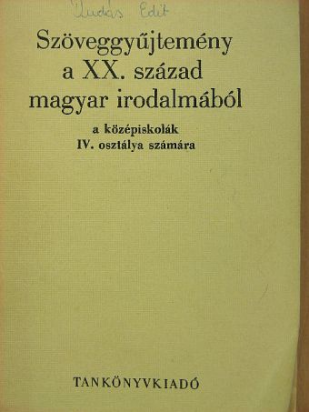 Diószegi András - Szöveggyűjtemény a XX. század magyar irodalmából [antikvár]