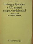 Diószegi András - Szöveggyűjtemény a XX. század magyar irodalmából [antikvár]
