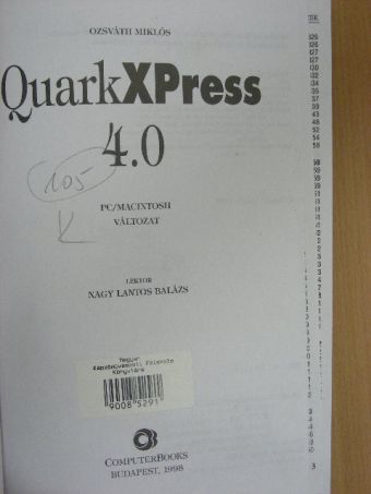 Ozsváth Miklós - QuarkXPress 4.0 [antikvár]