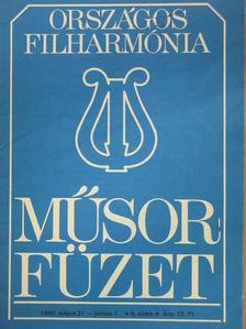 Országos Filharmónia Műsorfüzet 1990/9. [antikvár]