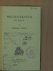 Waldemar Oehlke - Weltliteratur im Umriß [antikvár]