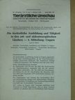 N. Thiel - Die tierärztliche Ausbildung und Tätigkeit in den ost- und südosteuropäischen Ländern - 3. Mitteilung: Ungarn [antikvár]