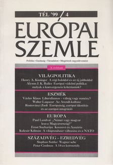 PAPP GÁBOR - Európai szemle 1999/4 [antikvár]