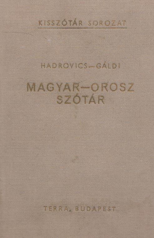 Magyar-orosz szótár [antikvár]