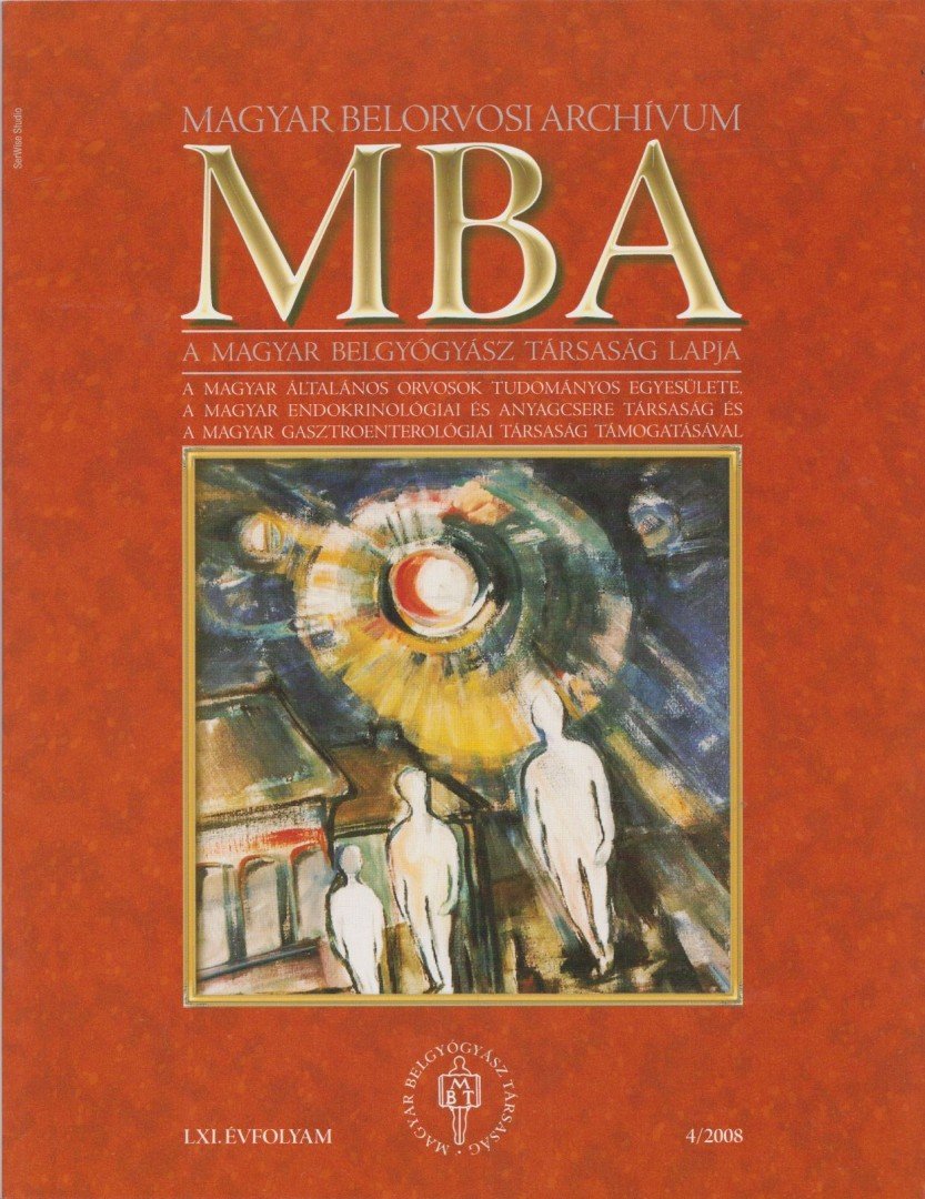 Dr. Szathmári Miklós - Magyar Belorvosi Archívum 2008/4 [antikvár]