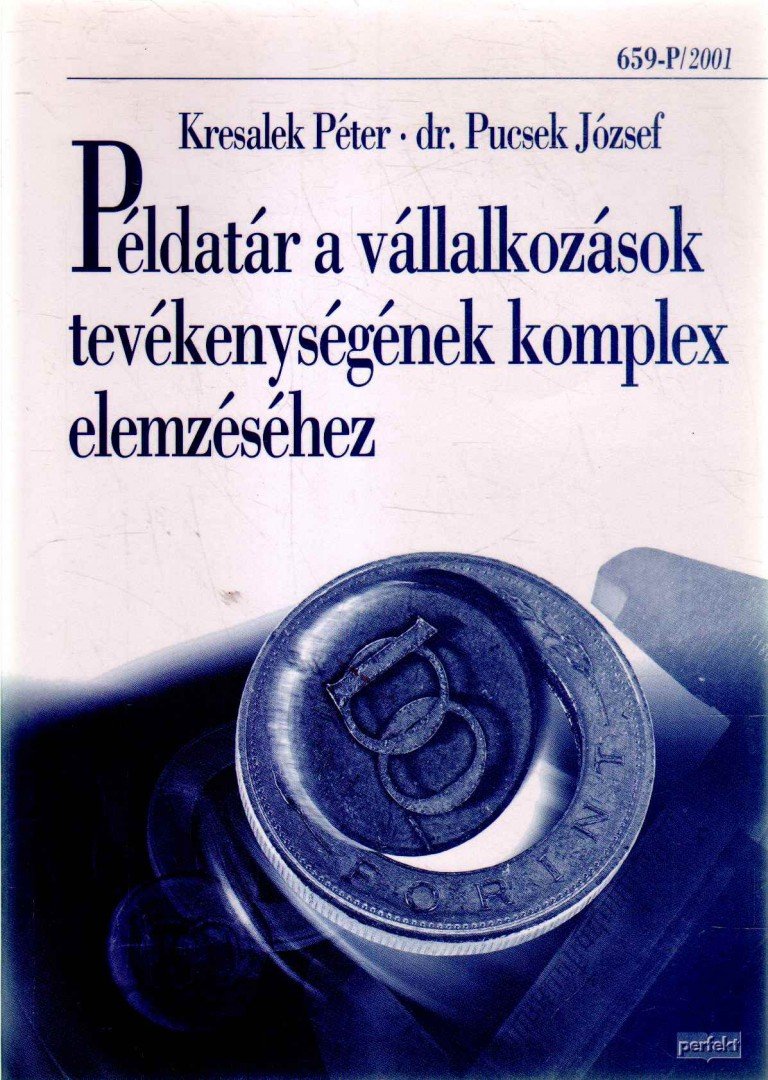 Kresalek Péter, Pucsek József Dr. - Példatár a vállalkozások tevékenységének komplex elemzéséhez [antikvár]
