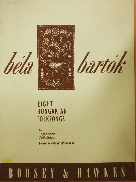 Bartók Béla - Eight Hungarian Folksongs [antikvár]