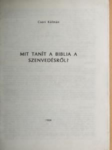 Cseri Kálmán - Mit tanít a Biblia a szenvedésről? [antikvár]