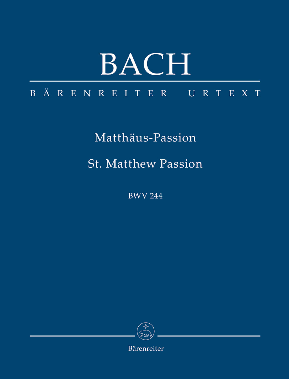 J. S. Bach - MATTHAEUS-PASSION BWV 244 TASCHENPARTITUR URTEXT (ALFRED DÜRR) NE HASZNÁLJAD!!!!!!