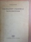 Varjas Sándor - Válogatott filozófiai tanulmányok [antikvár]