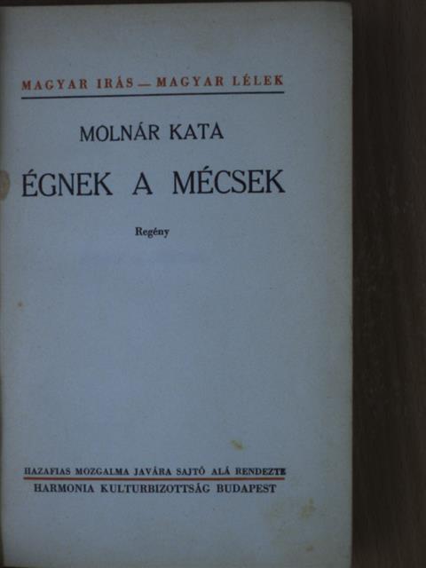 Molnár Kata - Égnek a mécsek [antikvár]