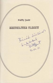 Pálffy Judit - Szerelmes album (dedikált) [antikvár]