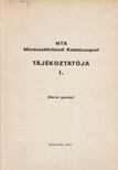 MTA Művészettörténeti Kutatócsoport Tájékoztatója I. [antikvár]
