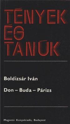 BOLDIZSÁR IVÁN - Don-Buda-Párizs [antikvár]
