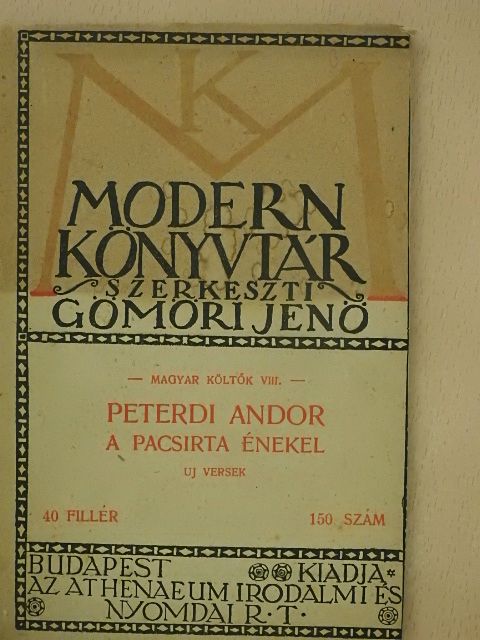 Peterdi Andor - A pacsirta énekel [antikvár]