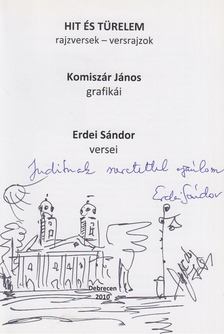Erdei Sándor - Hit és türelem (dedikált) [antikvár]