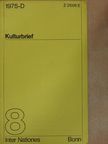 Heinrich Stubbe - Kulturbrief August 1975 [antikvár]