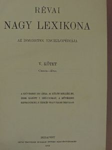 Révai nagy lexikona 5. (töredék) [antikvár]