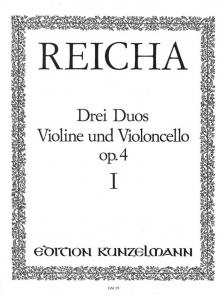 REICHA, JOSEPH - DREI DUOS FÜR VIOLINE UND VIOLONCELLO OP.4 I (BERNHARD PAELER)
