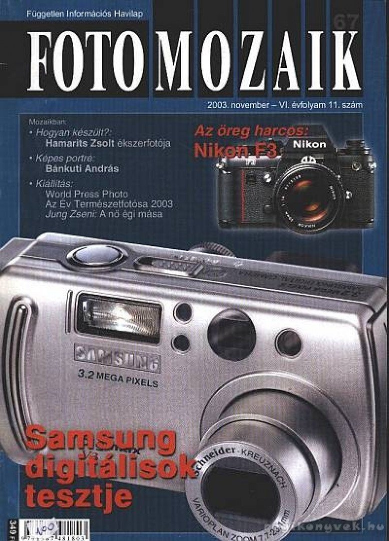 Sulyok László - Foto mozaik 67. 2003. november VI. évfolyam 11. szám [antikvár]