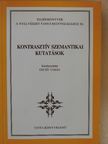 Andor József - Kontrasztív szemantikai kutatások [antikvár]