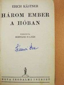 Erich Kästner - Három ember a hóban [antikvár]