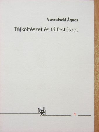 Veszelszki Ágnes - Tájköltészet és tájfestészet [antikvár]
