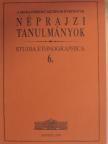 Banner János - Néprajzi tanulmányok 6. [antikvár]